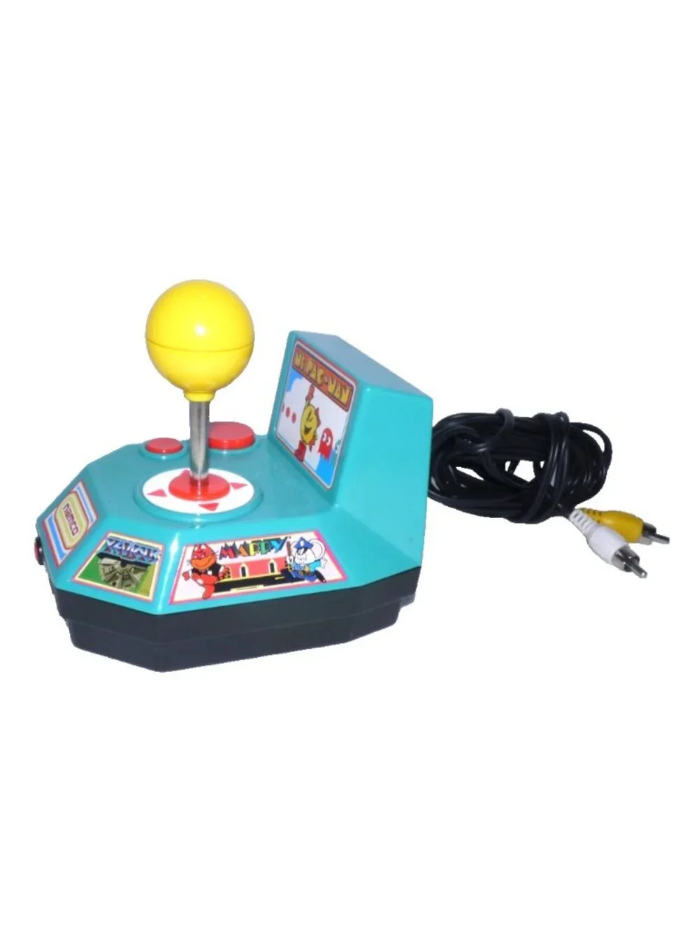 Namco Ms Packman handheld video game with controller Jakks Pacific 2004, working